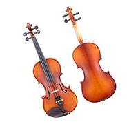 Student violin Children's Beginner Violin Playing Type Student Adult Handmade Solid Wood Violin Instrument Adult violin (Color : 1/4)