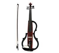 Student violin Electric Art Violin Full Size 4/4 Strings Coffee Solid Wood Silent Violino With Ebony Fittings With Case Adult violin