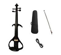 Student violin Electronic Violin Mute Violin Professional Playing Type Solid Wood Electric Violin Can Be Connected To Sound Adult violin (Color : 04)