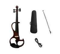 Student violin Electronic Violin Mute Violin Professional Playing Type Solid Wood Electric Violin Can Be Connected To Sound Adult violin (Color : 03)
