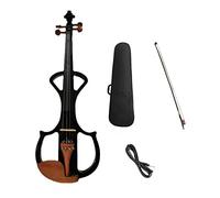 Student violin Electronic Violin Mute Violin Professional Playing Type Solid Wood Electric Violin Can Be Connected To Sound Adult violin (Color : 02)