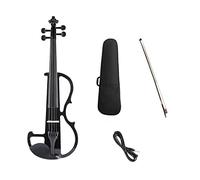 Student violin Electronic Violin Mute Violin Professional Playing Type Solid Wood Electric Violin Can Be Connected To Sound Adult violin (Color : 01)