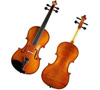Student violin European Spruce Handmade Solid Wood Professional Violin Natural Maple Pattern Violin Musical Instrument Adult violin (Color : 1/10)