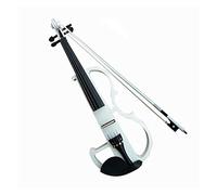 Student violin Full Size 4/4 Electric Violin Basswood Panel Aluminum Alloy String With Headphone & Connect Line Adult violin (Color : 04)