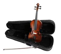 Student violin Hand-craft Violin Full Size 4/4 Violin Musical Instrument Kit With Violin Strings Violin Bow And Case Adult violin (Color : 4/4)