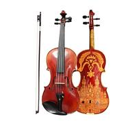 Student violin Handcarved 4/4 Violin Fiddle Eureopean Violin Musical Instrument Open Clear Tone Strings Instrument Set Adult violin