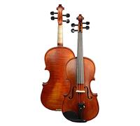 Student violin Handmade Full Size Fiddle Solidwood Flamed Maple 4/4 Violin Rich Tone Violin Kit Adult violin