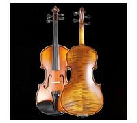 Student violin Handmade Matte Violin With Brazilian Bow Ebony Accessories Violin Musical Instrument Adult violin (Color : 1/2)