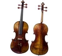 Student violin Handmade Spruce Maple Violin Playing Professional Beginner Violin Student With Ebony Fittings Adult violin (Color : 1/4)
