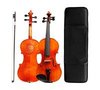 Student violin Handmade Violin Flamed Maple Back Spruce Top Violin With Ebony Fitting Bow Case Adult violin