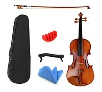 Student violin Maple Beginner Violin Hand-made Matt Violin Musical Instrument With Violin Case Violin Bow Adult violin (Color : 3/4)