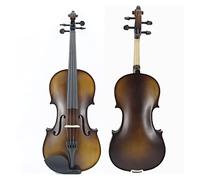 Student violin Matt Handmade Violin Instrument With Piano Box Bow Aluminum Alloy Pull Plate Accessories Set Adult violin (Color : 1/8)