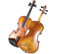 Student violin Matt Pattern Maple Violin Musical Instrument Handmade Brazilian Wooden Bow Ebony Accessories Violin Set Adult violin (Color : 1/4)