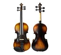 Student violin Matte Finish Basswood Full Size Acoustic Violin 4/4 Size Fiddle Stringed Instruments Beginner Student Kit Adult violin