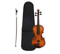 Student violin Matte Pattern Maple Violin Musical Instrument Ebony Fingerboard Handmade Solid Wood Beginner Violin Adult violin (Color : 4/4)