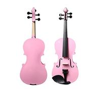 Student violin Pink Color Basswood Adult Children 1/4 Violin Musical Instruments With Bow Handcraft Violin Adult violin