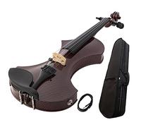 Student violin Professinal Dark Red 4/4 Electric Violin Musical Instrument With Ebony Fitting Active Pickup System Adult violin