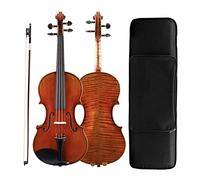 Student violin Professional Handcraft Stage Fiddle 4/4 Violin European Wood Top Flames Back Violin Case Kit Adult violin
