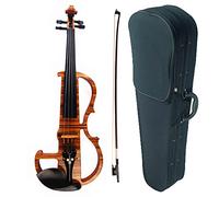 Student violin Quality Electric Violin 4/4 Handmade Solid Maple Body Art Violin With Case Bow Strings Adult violin