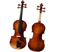 Student violin Spruce Maple Solid Wood Violin Instrument White Wood Accessories With Case And Bow Adult violin (Color : 4/4)