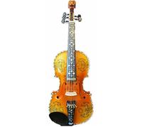 Student violin Wonderful Handcarved 5 Strings 4/4 Violin Musical Instrument Ebony Accessories Fingerboard Stringed Instrument Adult violin