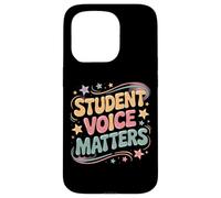 Student Voice Matters Student Council School Election Day Case for iPhone 15 Pro