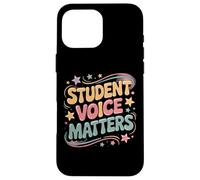 Student Voice Matters Student Council School Election Day Case for iPhone 16 Pro Max