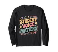 Student Voice Matters Student Council School Election Day Long Sleeve T-Shirt