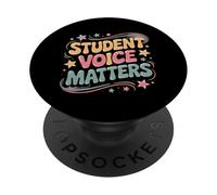 Student Voice Matters Student Council School Election Day PopSockets Adhesive PopGrip