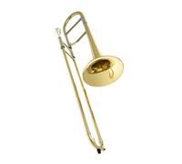 Student Yellow Brass Gold Lacquer Alto Trombone EB Tone Trombone Included Accessories Trombone for Beginner