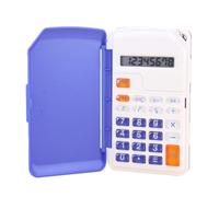 Students Calculator Small Portable Multifunctional Basic Math Operations Tool with Flip Cover for Kids Primary School Plastic Colorful Lightweight 1 Piece