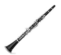 Students clarinet A Key Clarinet Instrument G Key Ebony Silver Plated Performance Grade(Ebony G-tone)