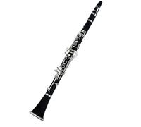Students clarinet B Flat Clarinet Wooden Instrument Bakelite Ebony Grade Test Performance(Ebony)