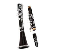 Students clarinet Bflat Clarinet 17 Keys Hard Bakelite Body Performance Grade Instrument