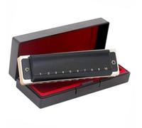 Students Harmonica New 10 Holes Harmonica T008S Blues Harp Richter Harmonica With 12 Keys Good Quality Harmonica For Adults Players(B Key)