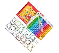 Students Math Practice Card for Kids Fun Arithmetics Learning Tool with Paper Educational Flashcards Arithmetics Learning Cards Multiplication Division Learning Cards