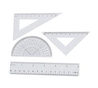 Students Maths Geometry Stationery Ruler Square Protractor Geometry Four Pieces Practical And Practical Very Attractive Design