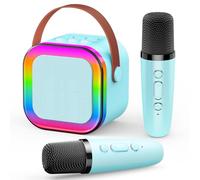 Students Microphone Toy for 3-12 Year Old Girls Birthday Gifts for Teenage Girls Singing Karaoke Microphone with Lights & Voice Changer Perfect for Toddlers & Preteens