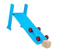 Students Physics Teaching Set for Inclined Plane Collision Laboratory in Classroom Mechanics Education Featuring Mechanics Lab Equipment
