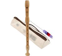 Students Play The Clarinet Instrument, German-Style 8-Hole Recorder, Professional Performance Baroque Recorders, With Storage Bag + Cleaning Stick(Baroque)