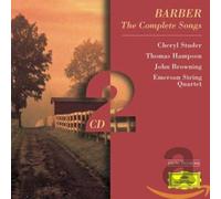 Studer, Cheryl - Barber: The Complete Songs