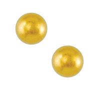 Studex Sensitive Small Plain Traditional 4mm Ball Gold Plated Stud Earrings