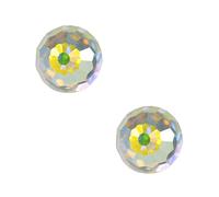 Studex Tiny Tips 4mm AB Crystal Ball Stainless Steel Childrens Hypo-allergenic Stud Earrings