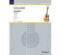 Studien Fur Gitarre 1 Opus 1A Mauro Giuliani Book [Softcover] Guitar Schott Musi