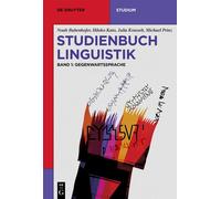 Studienbuch Linguistik: Band 1: Gegenwartssprac, Bubenhofer, Bubenhofer, Kra.