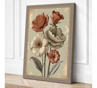 Studies Botanical Canvas Wall Art Print 18x12 Inch