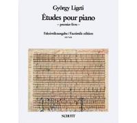 Studies for piano Vol. 1 György Ligeti Book [Softcover] Piano Schott Music