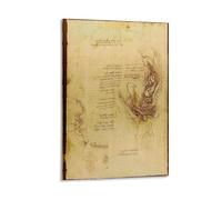 Studies of The Sexual Act And Male Sexual Organ, Leonardo Da Vinci Posters Art Canvas Painting Decor Wall Print Photo Home Modern Decorative 20x30inch(50x75cm)
