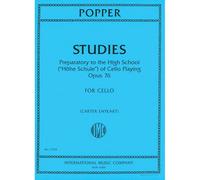 Studies: Preparatory to the High School of Cello Playing Opus 76 by David Popper