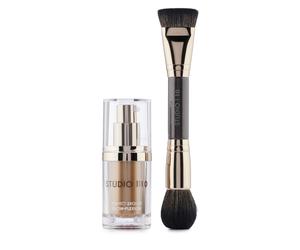 Studio 10 Perfect Bronze Glow-Plexion & Brush